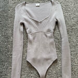 Abercrombie Thong Ribbed Bodysuit